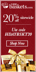 Save 15% on Delicious Gift Baskets, Chocolates, Fruits, and more available at 1800baskets.com! Use code 18BSAVE15 at checkout