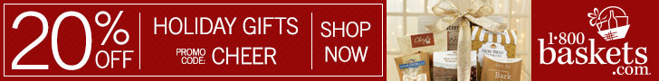 Take 15% off Halloween goodies from 1800Baskets.com! Use promo code: BOO15 (Offer ends 10/31/2014)