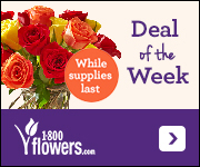 Deal of the Week! Fresh Picked Summer Bouquet + Free Blue Mason Jar Only $24.99! (Reg. $34.99). Order Now at 1800flowers.com! (While Supplies Last) - 180 x 150