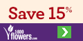 Save 15% on Spring Flowers and Gifts at 1800flowers.com and be the reason they...smile! Use Promo Code SAVEFFTN at checkout.
