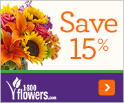Send a smile just because! Save 15% on truly original flower arrangements & gifts only at 1800flowers.com! Use Promo Code: AFF15 at checkout.