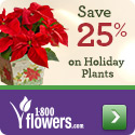 1800flowers.com! Use Promo Code MERRYPLANTS at checkout (Offer Ends 12/31/2013)