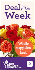 DEAL of the WEEK! Check out all of this week's great deals on Flowers and Gifts at 1800flowers.com! Order Now (offer available only while supplies last)