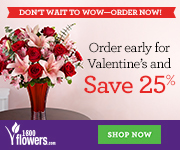 Save $10 off purchases of $59.99 & up and WOW her this Valentine's Day only at 1800flowers.com! Use promo code CUPIDTEN at checkout.