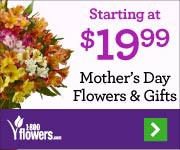 Mother's Day Flowers & Gifts starting at $19.99 only at 1800flowers.com (Offer Valid 04/20/2015 to 05/10/2015)