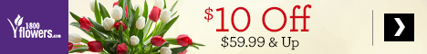 Wow Her! Don't Settle for Less! Save $10 on thoughtful Valentine's Day purchases of $59.99 & up only at 1800flowers.com! Use code 10VDAY13 at checkout. (Offer Ends 02/14/13)