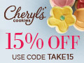 Holiday Gifts and Treats - Save 15% on a variety of great fresh-baked gourmet cookies, brownies, cakes and more, at Cheryls.com! (valid until 12/31/12) Use promo code JOLLY15