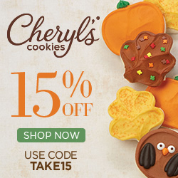 Celebrate Fall and get 15% OFF at Cheryls.com! Use promo code TAKE15 (Valid while supplies last)