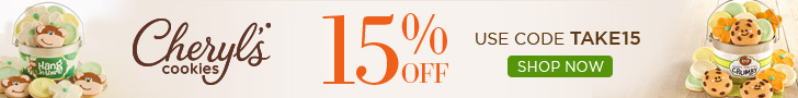Enjoy 15% off the perfect Thanksgiving desserts from Cheryls.com! Use promo code: TAKE15 (Offer ends 11/27/2014)