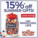 30% off selected items PLUS an additional 10% during the Cyber Monday Sale at ThePopcornFactory.com! (valid 1 day only Nov 26, 2012 until 11:59pm EST) Use coupon code CYBER10