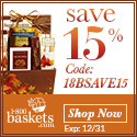 Real Advice Gal Shop 452 Save 15% on delicious Gift Baskets, Chocolates, Fruits, Spa Gifts, Sweets, Treats, and more from 1800baskets.com! (Offer ends12/31/13) Use promo code 18BSAVE15