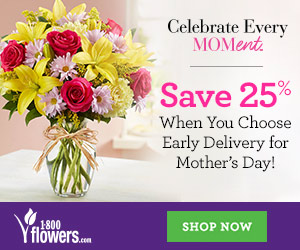 Surprise Mom with early delivery & Save 25%! Use promo code MDAYERLY at checkout! Restrictions apply.