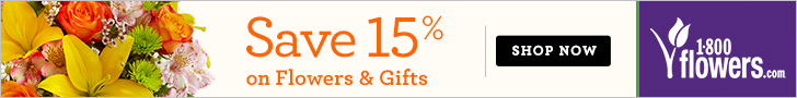 Send a smile just because! Save 15% on truly original flower arrangements & gifts only at 1800flowers.com! Use Promo Code: SVFFTN at checkout.