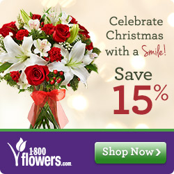 Cyber Monday Special Offer! Receive Free Shipping No Service Charge (a $14.99 savings) on exclusive collection of flowers and gifts at 1800flowers.com! Promo Code FRSPAFF at checkout. (valid 11/29/2013 – 12/02/2013 11:59 PM EST)