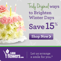 Special of the Day! Check out great deals on Flowers and Gifts at 1800flowers.com! Order Now (offer available only while supplies last)
