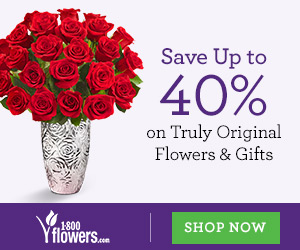 Save up to 40% on Flowers and Gifts at 1800flowers.com.