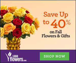 Warm Up Winter with a Smile! Save up to 40% on Flowers & Gifts at 1800flowers.com.