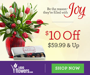 Celebrate Christmas with a Smile! Save $10 on purchases of $59.99 & up on Flowers & Gifts at 1800flowers.com! Use Promo Code MERRY59 at checkout (Offer Ends 12/31/2013)
