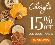Send Easter Treats! Save 15% on a variety of great fresh-baked gourmet cookies, brownies, cakes and more, at Cheryls.com. Promo Code: TAKE15